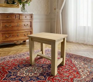 Taburetes de Roble Estilo Rústico (Set de 4)