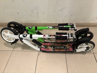 Patinete plegable Avigo blanco