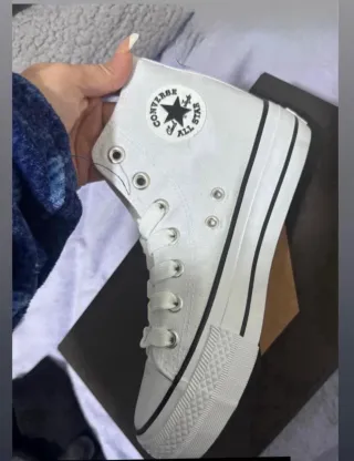 Converse Blancas Plataforma