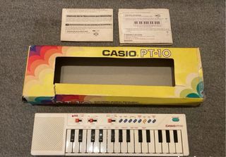 Tastiere Casio PT-10 Bianco + Scatola + Manuali