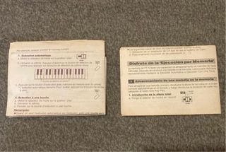 Tastiere Casio PT-10 Bianco + Scatola + Manuali