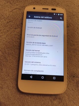 Motorola Moto G (Blanco) – Android 5.1
