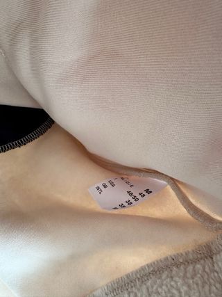 Sudadera polar beige talla M