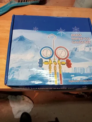 Manómetro A/A Azul y Rojo