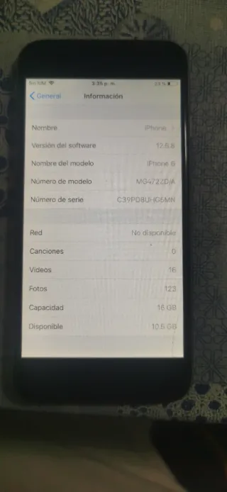 iPhone 6 16GB Argento - Pezzi/Riparazione