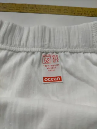 Boxer Ocean Algodón Blanco Talla 52