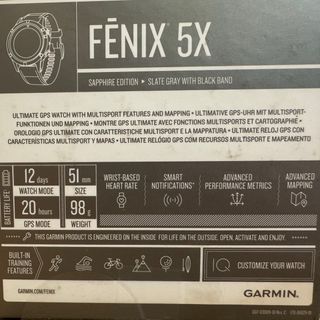 Reloj Garmin Fenix 5X Sapphire