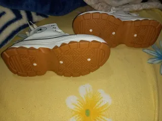 Converse Botas Blancas Plataforma