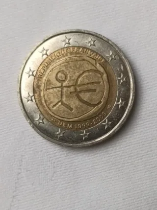 Lote 8 monedas 2€ conmemorativas Francia