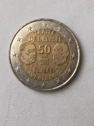 Lote 8 monedas 2€ conmemorativas Francia