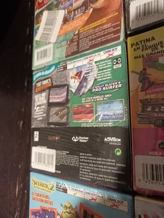 Lote 6 juegos precintados Game Boy Advance