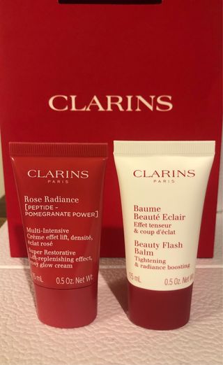 Clarins Rose Radiance & Baume Beauté Eclair