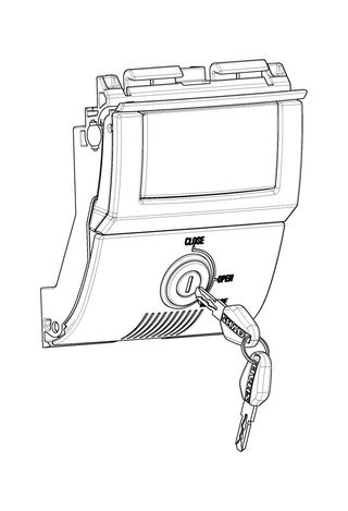 Recambio Mecanismo Maneta de Apertura y 7A7B