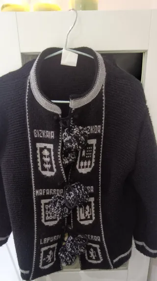 Chaqueta Mendigozale niño negra