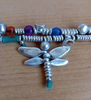 1 PULSERA LIBÉLULA O MARIPOSA DE 1 DE 50 NUEVA.