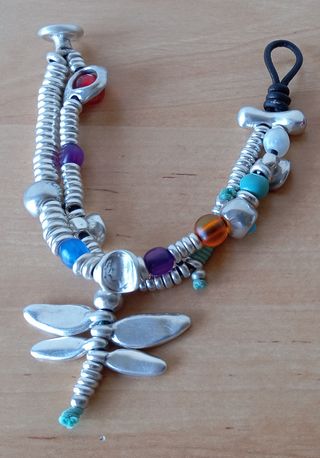 1 PULSERA LIBÉLULA O MARIPOSA DE 1 DE 50 NUEVA.