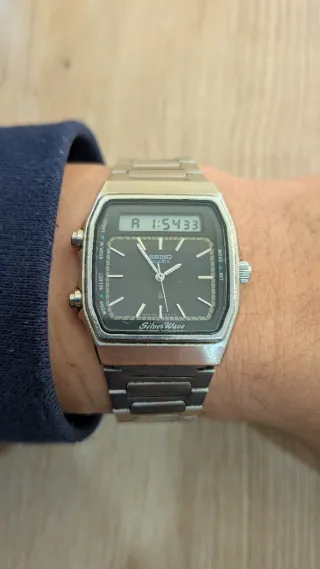Seiko Silver Wave Ana-Digi 🇯🇵 Made in Japan
