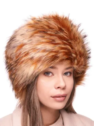 Gorro Cosaco Furry Marrón (Estilo Ruso / Ushanka)