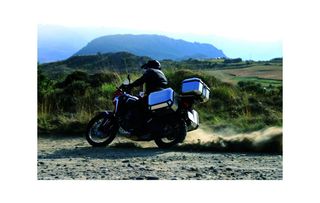 Maleta lateral izquierda de aluminio TR4 8766