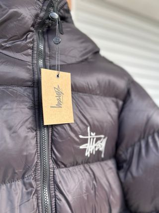 Abrigo Stussy Negro/Gris Talla M