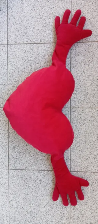 Peluche Coração Vermelho com Bracos