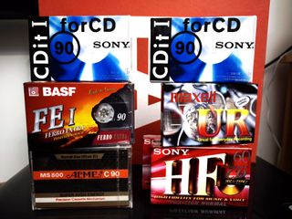 Pack 12x Cassetes 90 Min. Novas e Seladas