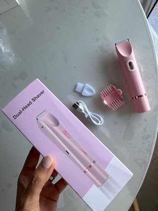 Recortador Eléctrico 2 en 1 Rosa