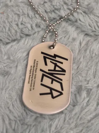 Colar Oficial Slayer - Dog Tag "Repentless"