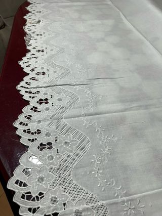 Juego de cama bordado de lujo