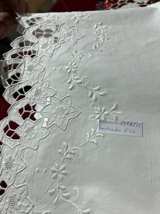 Juego de cama bordado de lujo