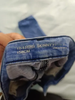Lote 2 Pantalones Vaqueros Niños 12-13. 13-14 años
