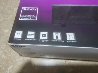 Barra de Sonido NGS Negra