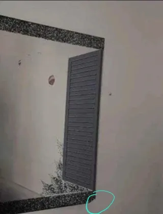 Specchio finestra decorativo