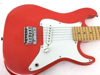 guitarra electrica burswood roja infantil