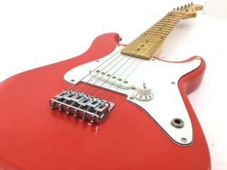 guitarra electrica burswood roja infantil