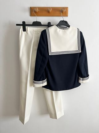 Traje comunión marinero azul y blanco T.10A