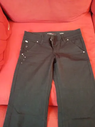 Pantalón negro acampanado Miss Sixty Talla 26