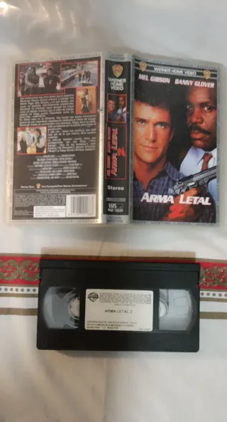 Lote 7 Películas VHS clásicos de Acción