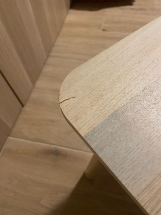 Mesa auxiliar LISABO IKEA madera