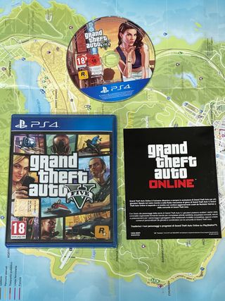 GTA V PS4 Italiano Completo + Mappa