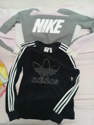Conjunto Sudadera Nike y Adidas. Precio las dos