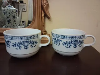 2 Tazze di porcellana con piattino tedesche Kahla