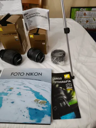 Cámara Nikon D3100 + Lentes y Accesorios