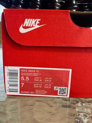 Nike Shox TL Sunrise Negro Naranja