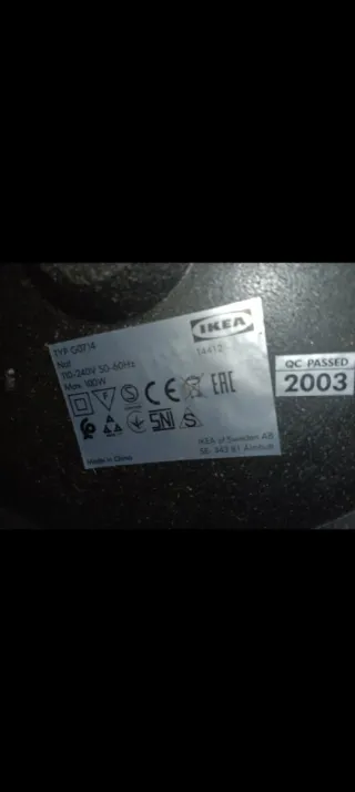 Lámpara de pie moderna