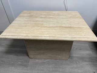 Mesa auxiliar mármol travertino