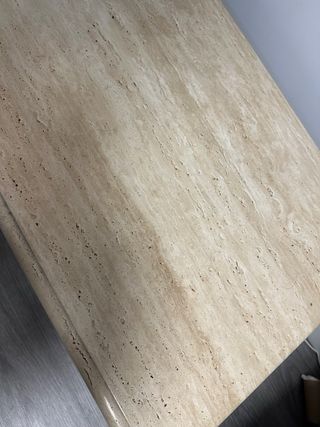 Mesa auxiliar mármol travertino