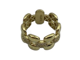 anillo oro 18k con piedra con circonita