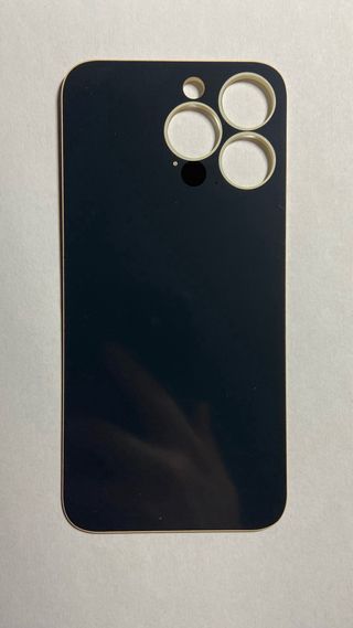 CRISTAL TRASERO IPHONE 13 PRO ORO