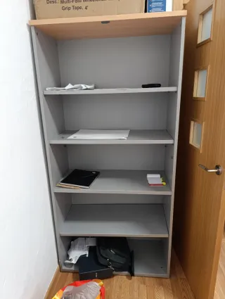 Escritorio de oficina madera y metal